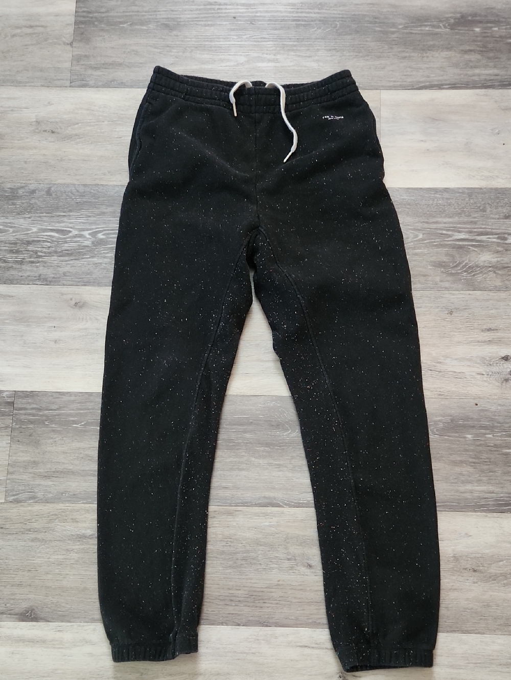 rag & bone Black Speckle Drawstring Joggers